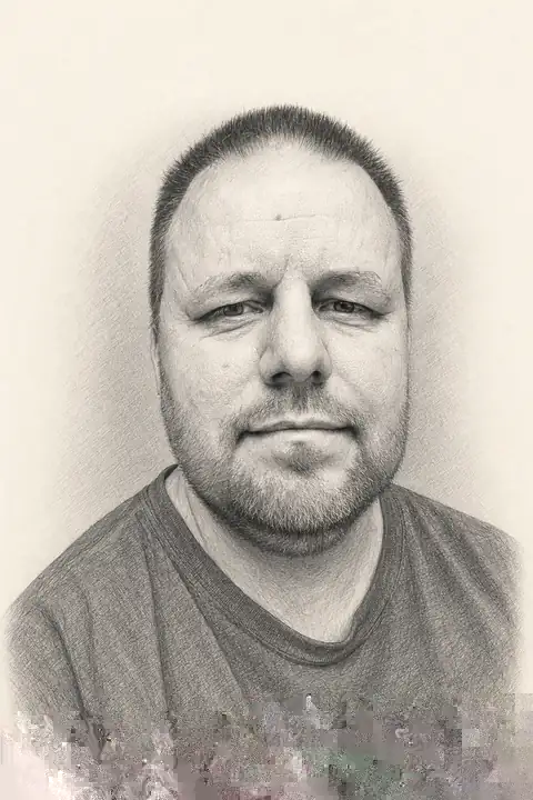Kresleny portret Ondry alias Hurviho